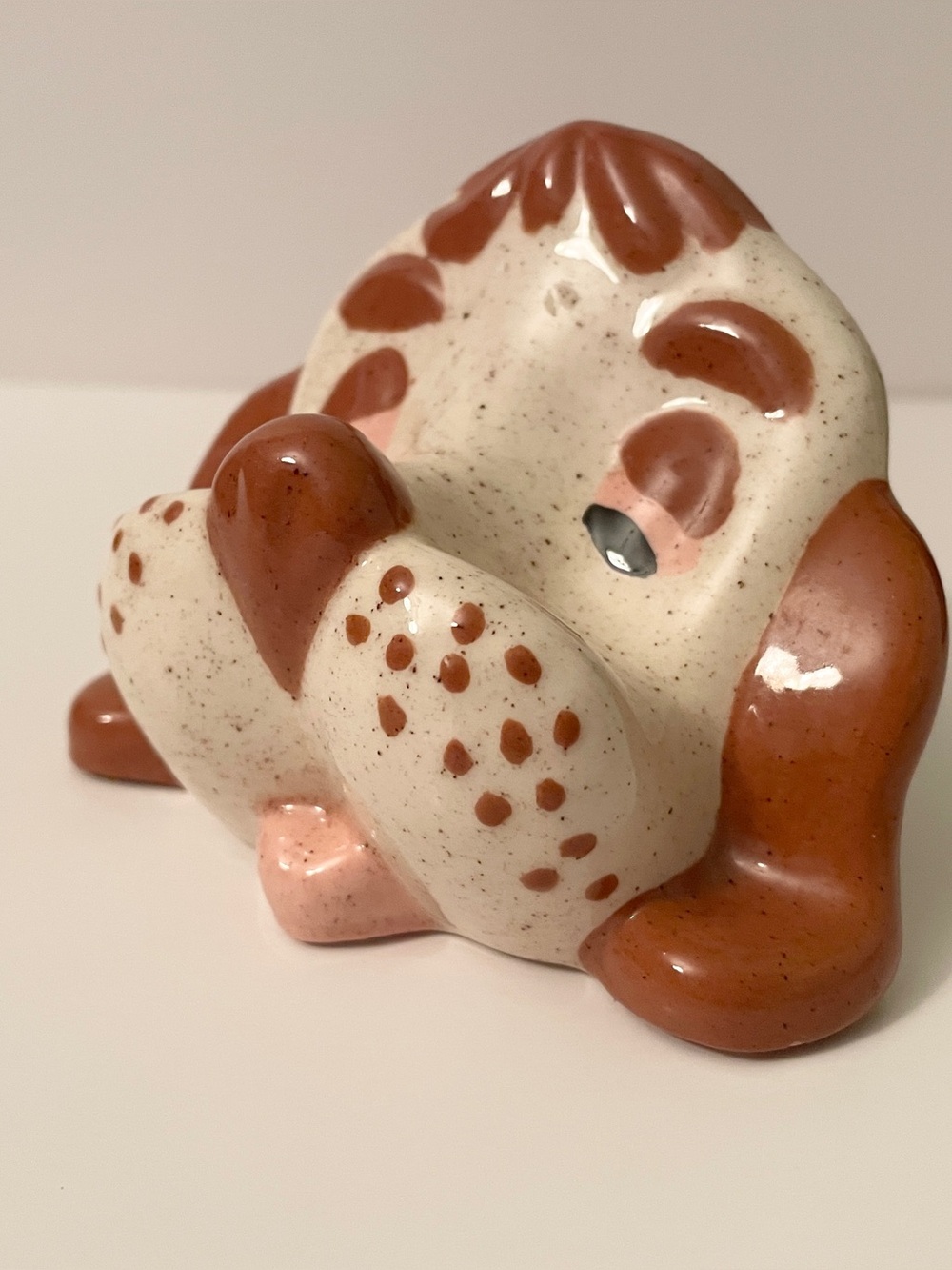 Vintage 1985 Ceramic Dog Eyeglass Holder Stand Novelty Poem - Picture 3 of 12